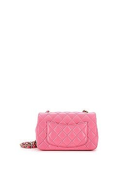 Chanel Classic Single Flap Bag Quilted Lambskin with Rainbow Hardware Mini (view 2)