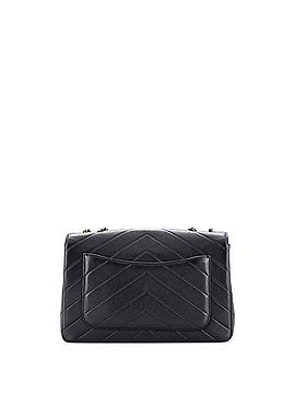 Chanel Coco Envelope Flap Bag Chevron Leather Large (view 2)