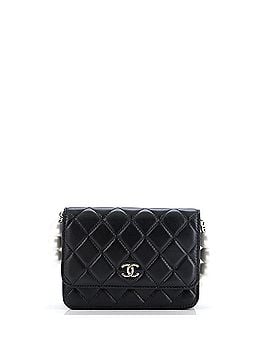 Chanel Pearl Strap CC Wallet on Chain Quilted Calfskin Mini (view 1)