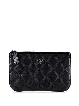 Chanel Classic O Case Pouch Quilted Lambskin Mini (view 1)