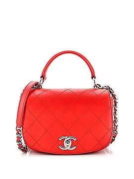 Chanel Ring My Bag Top Handle Bag Stitched Calfskin Small (view 1)