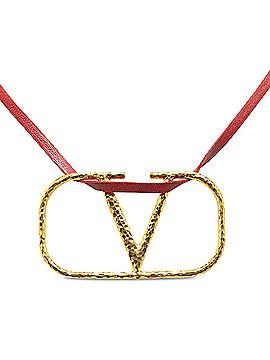 Valentino VLogo Pendant Necklace (view 1)