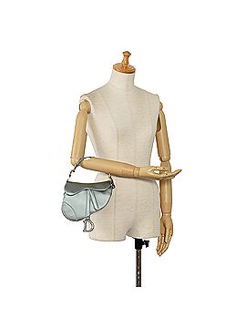 Dior Mini Crystal Embellished Satin Saddle Bag (view 2)