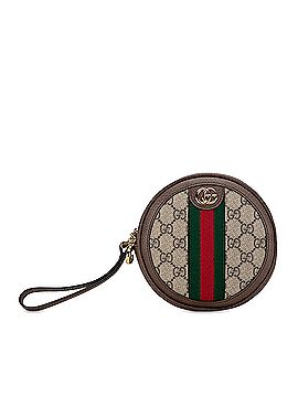 Gucci GG Supreme Ophidia Round Clutch Bag (view 1)