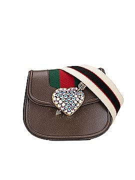 Gucci Small Linea Totem Crystal Heart Crossbody (view 1)