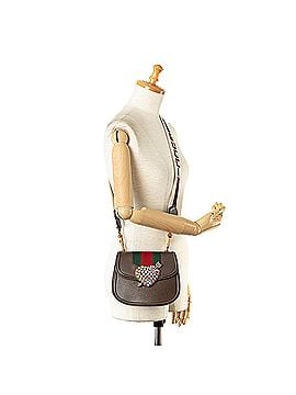 Gucci Small Linea Totem Crystal Heart Crossbody (view 2)