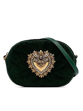 Dolce & Gabbana Mini Velvet Devotion Crossbody Bag (view 1)