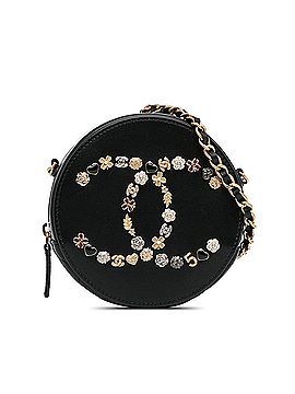 Chanel CC Lambskin Lucky Charms Round Clutch With Chain (view 1)