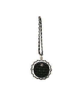 Chanel CC Quilted Lambskin Round Clutch With Chain (view 1)