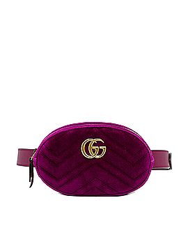 Gucci GG Marmont Velvet Belt Bag (view 1)