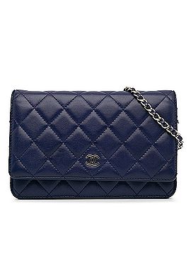 Chanel CC Quilted Lambskin Wallet On Chain (view 1)
