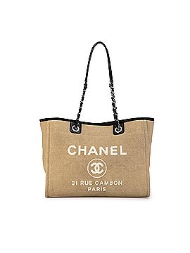 Chanel Small Canvas Deauville Tote (view 1)