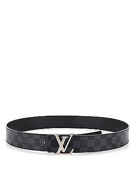 Louis Vuitton LV Initiales Reversible Belt Damier Graphite and Leather Wide (view 2)