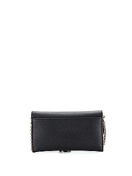 Christian Dior Saddle Chain Wallet Leather (view 2)