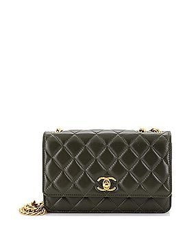 Chanel All Slide Long Wallet on Chain Quilted Lambskin (view 1)