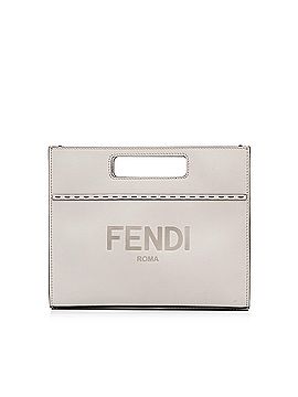 Fendi Mini Logo Debossed Shopper Bag (view 1)