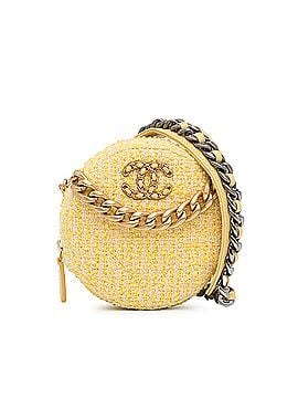 Chanel Tweed 19 Round Clutch with Chain (view 1)