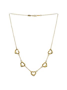 Tiffany & Co. Elsa Peretti 5 Motifs Open Heart Necklace 18K Yellow Gold (view 2)