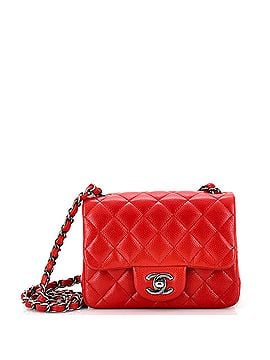 Chanel Square Classic Single Flap Bag Quilted Caviar Mini (view 1)