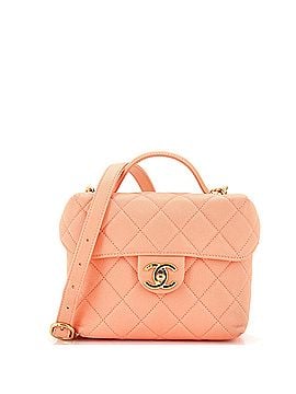 Chanel Handy Box Vanity Case Quilted Caviar (view 1)