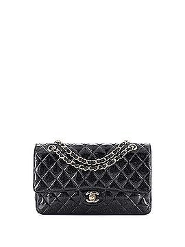 Chanel Vintage Classic Double Flap Bag Quilted Glitter Patent Medium (view 1)
