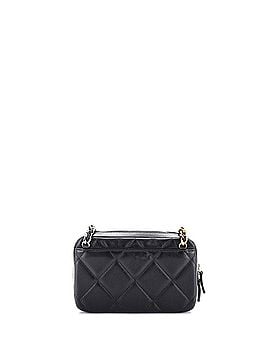 Chanel 19 Zipped Phone Holder Crossbody Bag Quilted Lambskin (view 2)