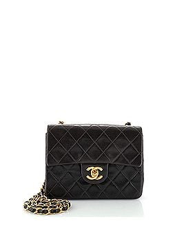 Chanel Vintage Square Classic Single Flap Bag Quilted Lambskin Mini (view 1)