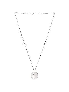 Cartier Love Disc Pendant Necklace 18K White Gold with Diamond (view 2)