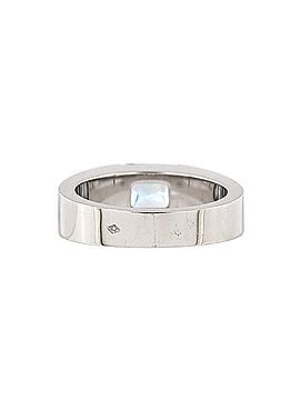Cartier Tank Ring 18K White Gold and Aquamarine Small (view 2)