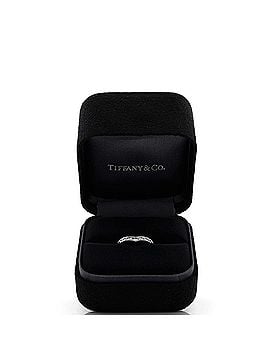Tiffany & Co. V Band Ring Platinum with Diamonds (view 2)