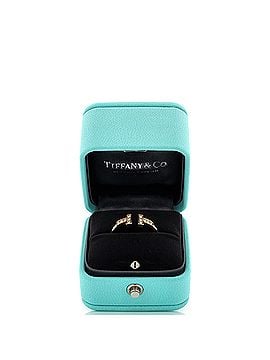 Tiffany & Co. T Wire Ring 18K Yellow Gold with Diamonds (view 2)