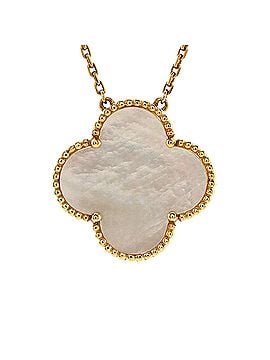 Van Cleef & Arpels Magic Alhambra 100th Anniversary Pendant Necklace 18K Yellow Gold and Mother of Pearl (view 1)