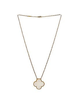 Van Cleef & Arpels Magic Alhambra 100th Anniversary Pendant Necklace 18K Yellow Gold and Mother of Pearl (view 2)