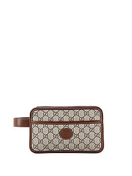 Gucci Interlocking G Travel Pouch GG Coated Canvas (view 1)