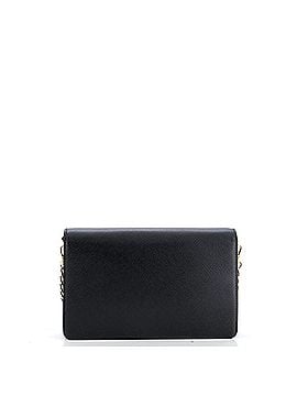 Prada Monochrome Wallet on Chain Saffiano Leather Mini (view 2)