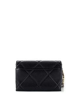 Chanel 19 Flap Pouch with Chain Handle Quilted Lambskin (view 2)