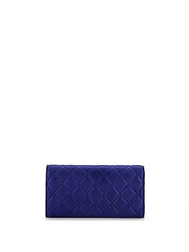 Chanel CC Gusset Flap Wallet Quilted Calfskin Long (view 2)