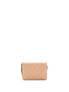 Chanel Classic Flap Card Holder on Chain Quilted Calfskin Mini (view 2)