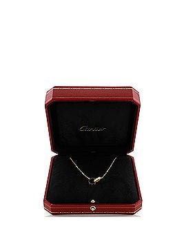 Cartier Love Interlocking Necklace 18K Yellow Gold and Diamonds (view 2)