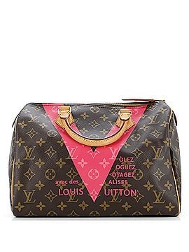 Louis Vuitton Speedy Handbag Limited Edition V Monogram Canvas 30 (view 1)