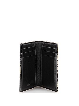Christian Dior Bifold Card Holder Oblique Canvas (view 2)