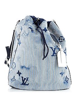 Louis Vuitton Sac Marin Bag Limited Edition Monogram Watercolor Stripes Denim (view 1)