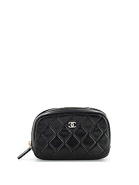 Chanel Curvy Cosmetic Pouch Quilted Lambskin Small (view 1)