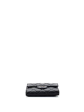 Chanel Trifold Flap Wallet Quilted Caviar Small (view 2)