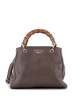 Gucci Bamboo Shopper Tote Leather Small (view 1)