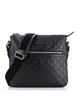 Gucci Signature Zip Messenger Bag Guccissima Leather Small (view 1)