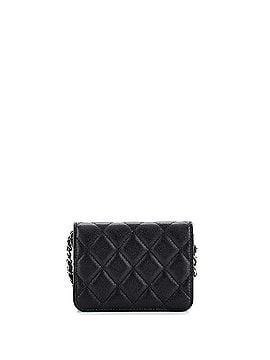Chanel Classic Flap Clutch with Chain Quilted Caviar Small (view 2)