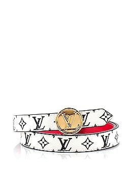Louis Vuitton LV Circle Reversible Belt Monogram Canvas and Leather Thin (view 1)
