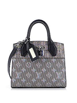 Louis Vuitton City Steamer Handbag Damier Monogram LV Pop Leather Mini (view 1)