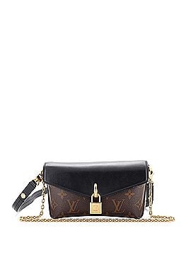 Louis Vuitton Padlock on Strap Handbag Monogram Canvas and Leather (view 1)